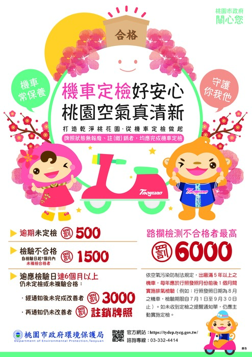 機車排氣定檢圖片